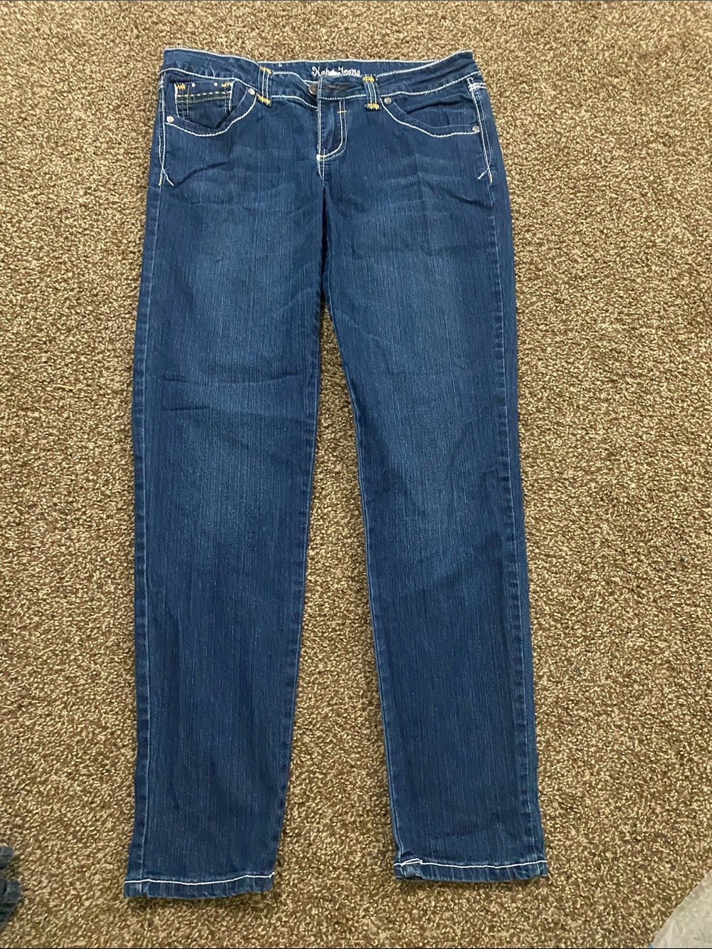 NYDJ Dark Blue Straight Leg Jeans